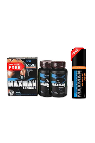 Maxman اشتري كبسولتين واحصل على رذاذ مجاني