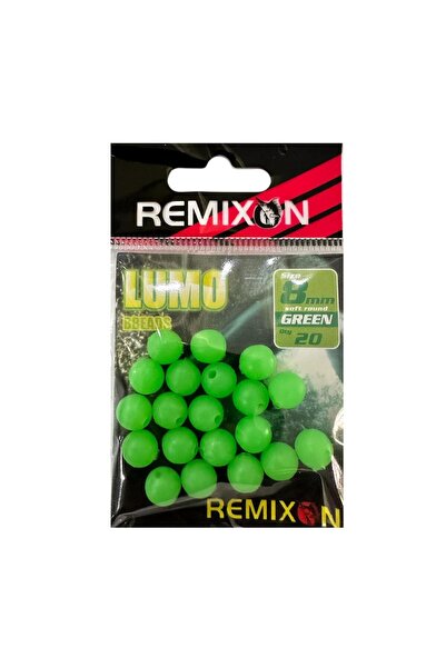 Remixon 8mm Yumuşak Boncuk 20 Adet Fosfor Yeşil