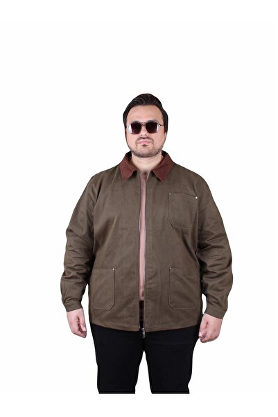 MocGrande Παλτό Gabardine μεγάλου μεγέθους Estilismo 25900 ΧΑΚΙ