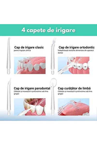 OEM Royall A8 portable oral irrigator, 3 modes, 220ml, USB-C, pink