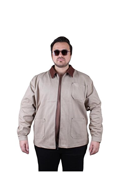 MocGrande Παλτό Gabardine Plus Size Estilismo 25900 ΜΠΕΖ