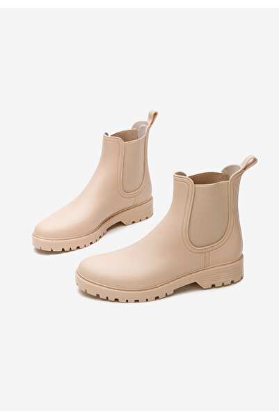 B T Shoes Γυναικεία Μποτάκια Godiva μπεζ