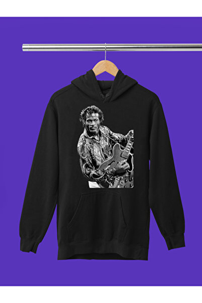 MAGORS سترة روك من القطن المطبوع بأكمام طويلة من جيمي هيندريكس مكونة من 3 خيوط