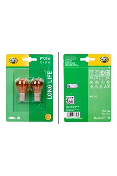 Hella Bec Long Life UP PY21W 12V BAU15s