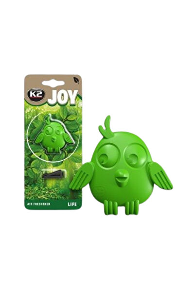 K2 Odorizant auto V894 JOY LIFE, montare pe grila aerisire, verde, parfum fresh