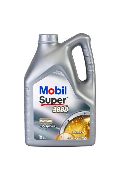 Mobil Ulei Super 3000 X1 5W40 5L pentru motor BMW, Opel, MB, VW