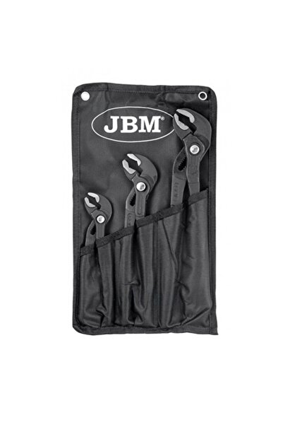 JBM Set 3 clești papagal 53483, ajustabili, husă textilă