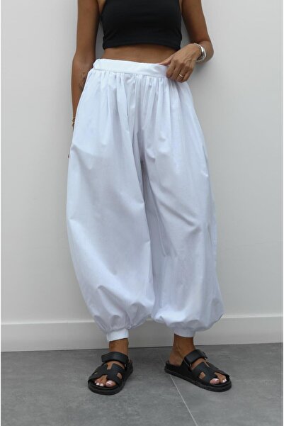 Havoş White Shalwar Pants