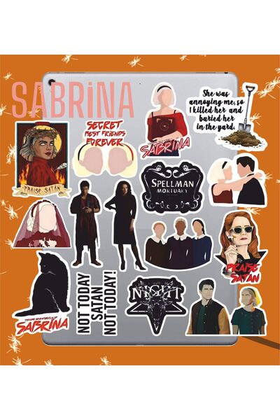 Hediyeni Al مجموعة ملصقات سابرينا |   كمبيوتر محمول Ajanda دفتر ملاحظات هاتف ...