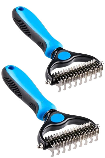 Lisinya Plastic Handle Metal Cat Dog Grooming Comb for Removing Tangled Hair ...