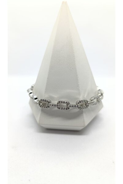 ndjewelry سيلفر شاين – سوار سلسلة لامع