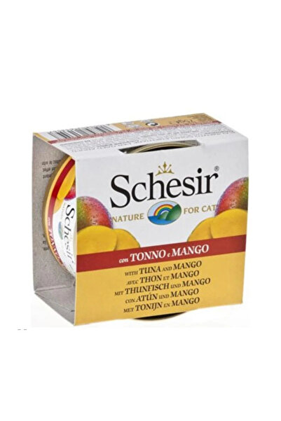 Schesir اكل رطب للقطط شيزر تونة مع مانجو 75 جم