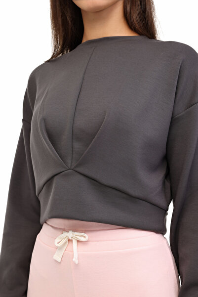 lumberjack Wl Arat Yog1-7 Yog1 5Pr Gray Women's Sweatshirt