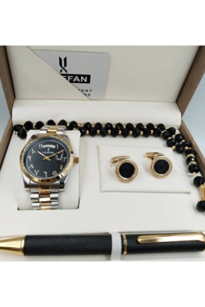 LV LEFAN طقم ساعه رجالي من