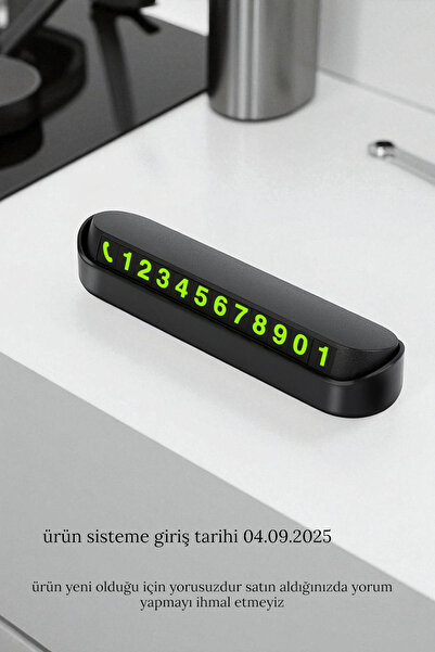 Hızlı Çeyiz Fosforlu Otomobil Park Numaratörü Aç Kapa Numaratör Telefon Numar...