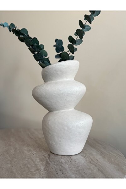 SANATHOMEE Seramik kaya vazo