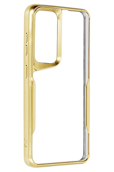 CEPSTOK Samsung Galaxy A35 Kılıf Darbe Önleyici Kenar Renkli Silikon Kapak