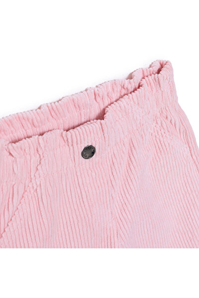 ebebek Hello Baby HelloBaby Kız Bebek Kadife Pantolon Düğmeli Reçme Paça