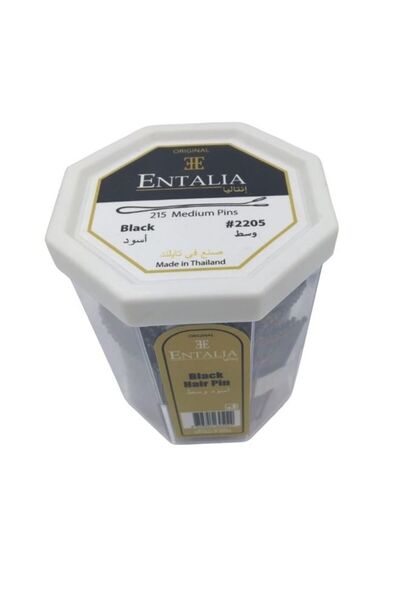 ENTALIA Original 215 Medium Hair Pins Black No 2205