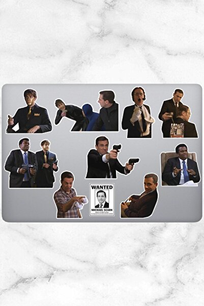 Hediyeni Al مجموعة ملصقات مكتب سيريز 3 |   ملصق للكمبيوتر المحمول والدفتر والتابلت والهاتف ودفتر الملاحظات ومجلة البوليت