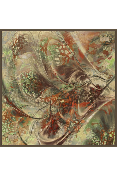 LA BOUTIQUE 2562-03 سورا حرير 90×90