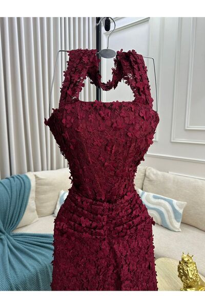 AHAD FARHAN Soft pink evening dress