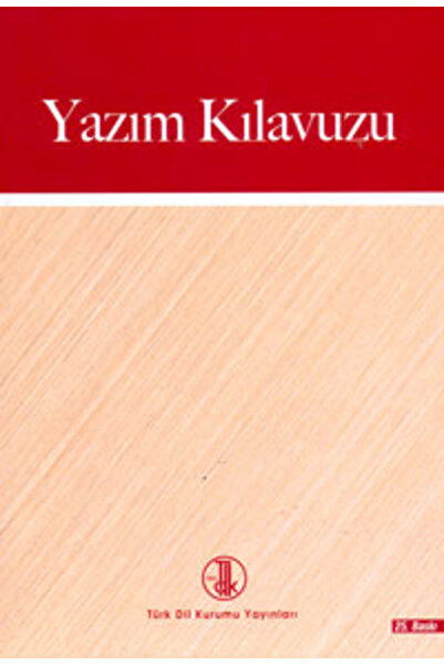 Türk Dil Kurumu Yayınları Vodič za pisanje