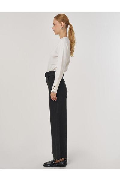 Kayra Cep Detaylı Marine Fit Denim Pantolon Siyah
