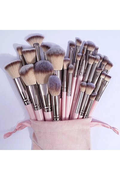 choice2 مجموعة فرش مكياج احترافية من مانج، 30 قطعة، كريم أساس، خافي عيوب، ظلال عيون، بودرة، أحمر خدود