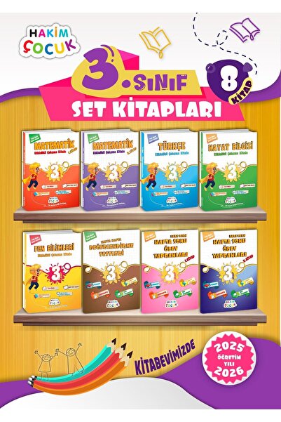 Hakim Çocuk İlkokul 3. Sınıf Set