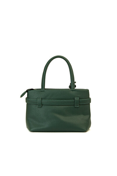 Dıvarese Koyu Yeşil Baskılı Kadın Çanta