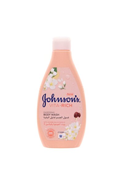 Johnson & Johnson غسول الجسم فيتا ريتش من جونسون مع زيت الجوجوبا وفيتامين هـ