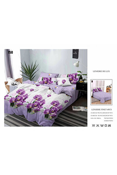 FIONNA.RO Finet Bed Linen 6 Pieces - Purple Orchid