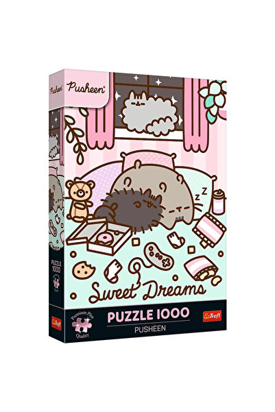 Trefl Puzzle 1000 premium plus pusheen vise placute, copii varsta 12 ani pana...
