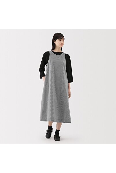 Muji Quick Dry Broadcloth Sleeveless Dress