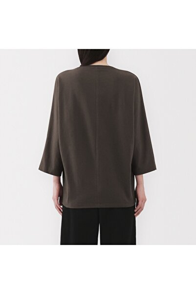 Muji Light-weight Sweatshirt 3/4 Sleeve Pullover