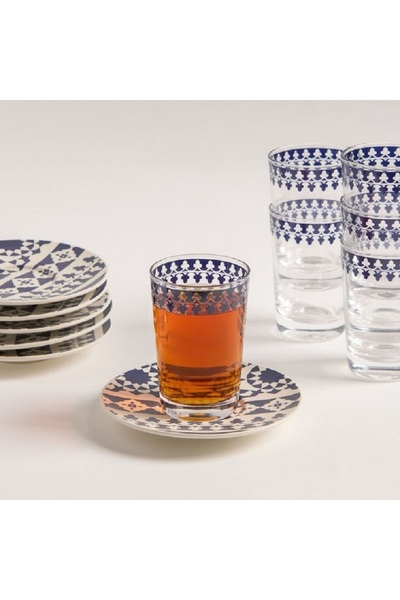 ORIAN blue & white porcelain tea set