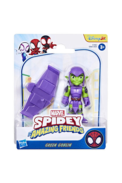 Hasbro Marvel Spidey and his amazing friends green goblin figure and accessories set, children 3 years-7 years