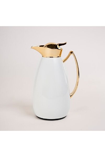 Dallaty Steel vacuum flask white/gold 1L