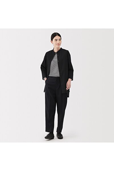 Muji Quick Dry Broadcloth 3/4 Sleeve Shirt Tunic