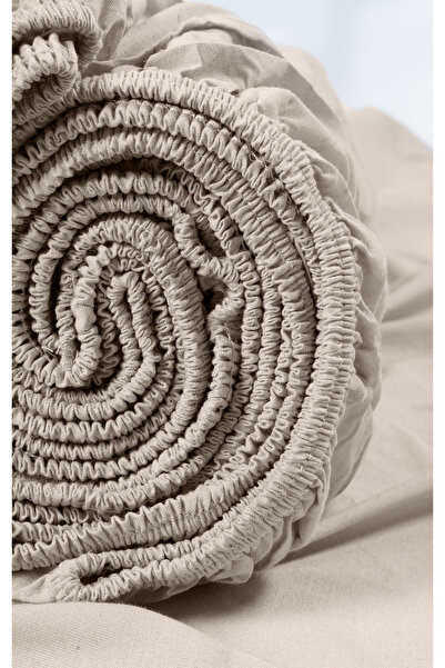 Acacia Σεντόνι ελαστικό βαμβακερό μονό 160x200 cm +30 cm