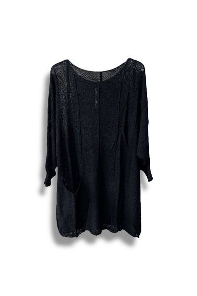 SUMEF بلوزة تريكو كبيرة الحجم من قماش الميرسيريزد |   مقاس 38-52 متوافق