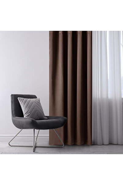 Five Store Blackout curtain with multifunctional drapery, Juliette, 230 g/m2, 200x270 cm, brown, 1 pc