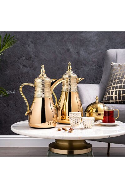 Dallaty Gold stainless steel flask 1L + 700ml 2 pcs