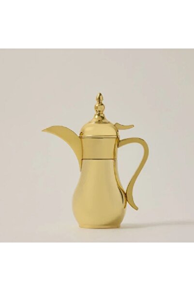 Dallaty 1Pc Steel Vacuum Flask Mini Traditional Gold 0.3Ml