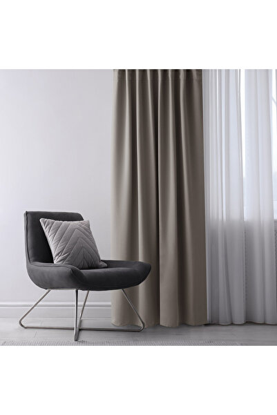 Five Store Blackout curtain with multifunctional drapery, Juliette, 230 g/m2, 200x300 cm, beige, 1 pc.