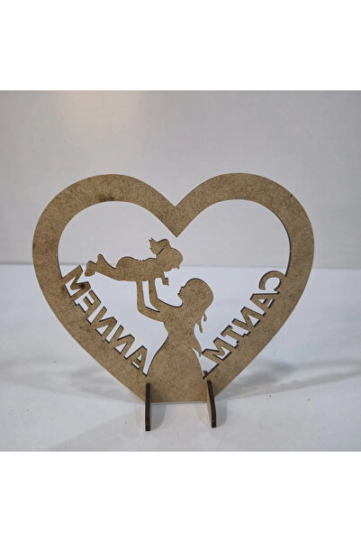 toptanetkinlikboyama لوحة خشبية مرسومة بعبارة 'أمي العزيزة' للفتاة |   هدية ع...