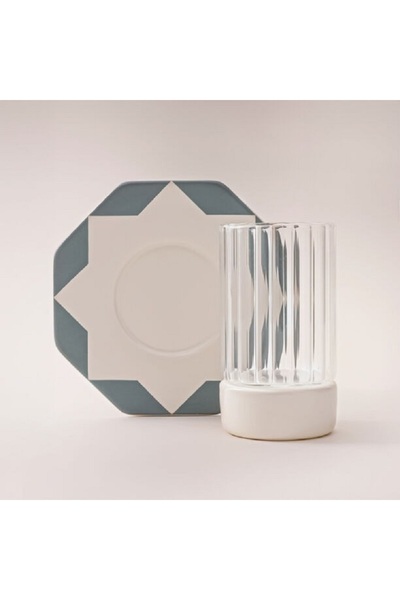 Dallaty 12pcs porcelain collection tea set Taibah collection, cream