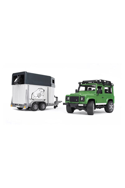 My Reality Fashion Nessiworld Bruder Land Rover Off-Road Vehicle and Horse Transport Vehicle Br02592