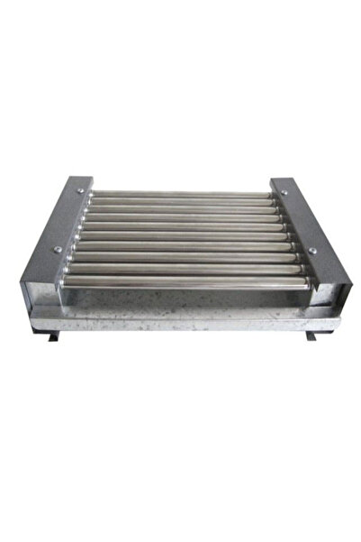 Rubino Electric grill EC 0.9, 900W, Without lid, Working area 24x18.5 cm, Gray/shagreen